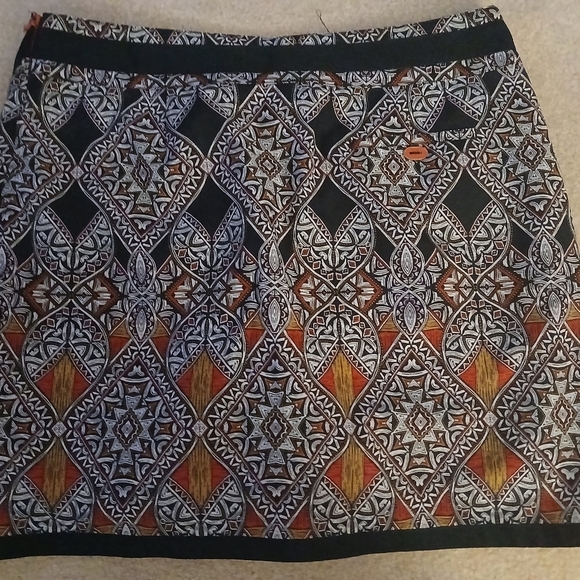 EP Pro Women's Golf Skort Skirt Geometric Multicolor Forbidden City Size 14.  FL - Picture 2 of 8